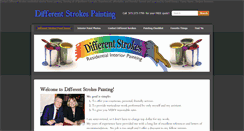 Desktop Screenshot of differentstrokespaint.com